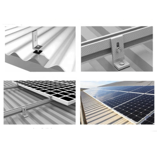 Solar Panel Metal Roof Mounting Systems Solar PV Panel Mounting Kits Clamps Structure